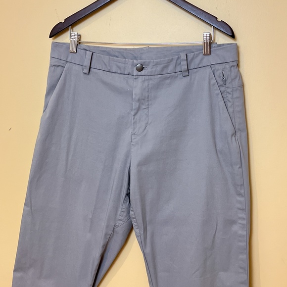 Lululemon Commission Classic Swift Cotton Pant - Men's Size 34 X 32 - Gray - Picture 4 of 14